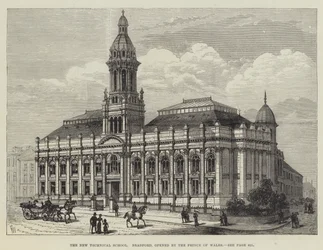 The New Technical School, Bradford, opened by the Prince of Wales